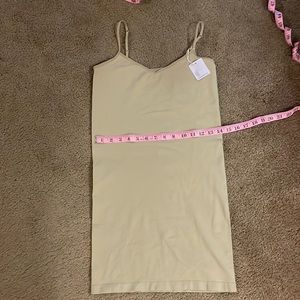 Nude Slip Dress-for minis and midi (approx. 30”)